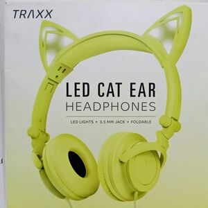 TRAXX LED Cat Ear Headphones